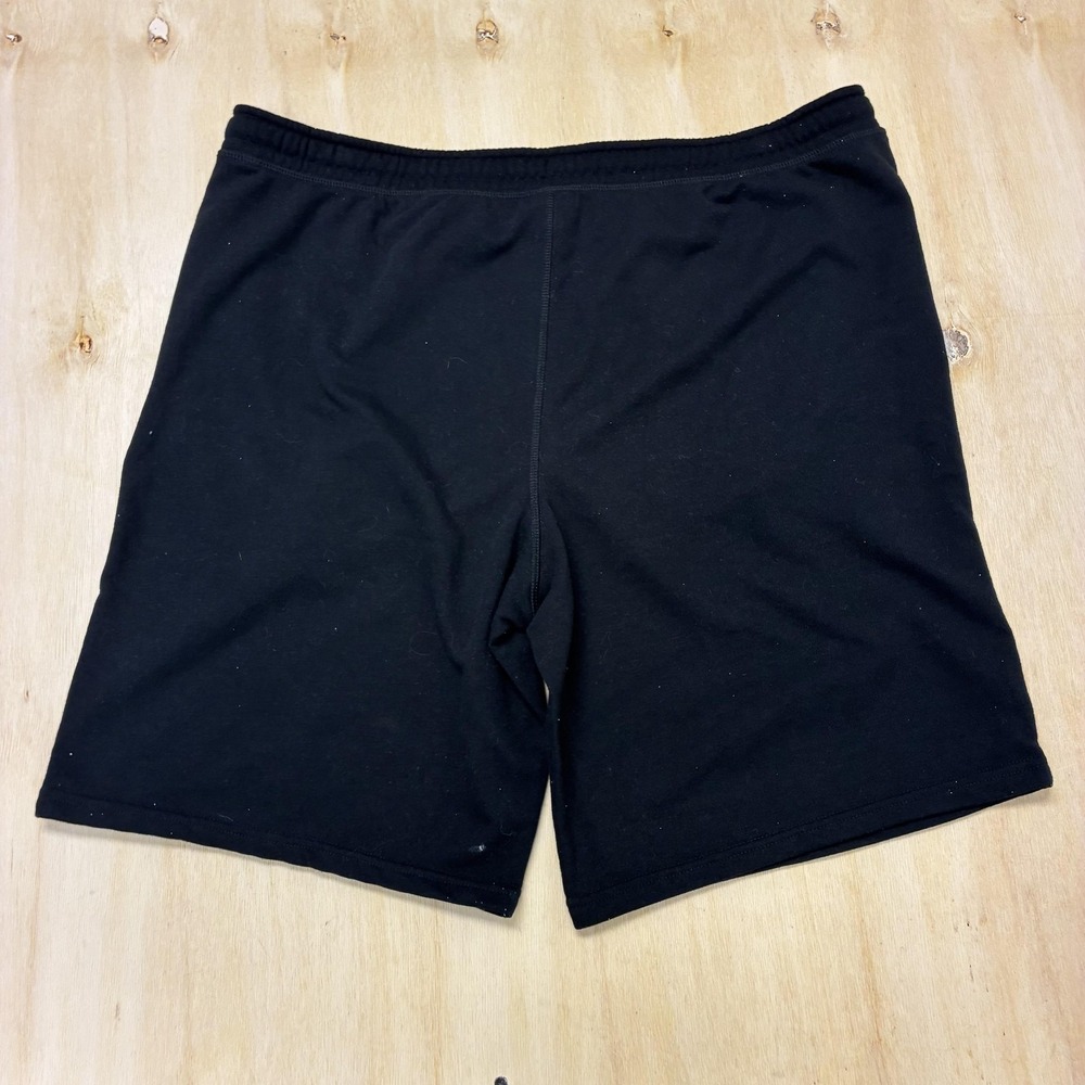 Eddie Bauer Lounge Shorts Mens XL Black Jersey Lounge Sleep Drawstring Waist - Picture 4 of 10